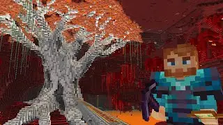 Destroying the Nether out of spite in my Minecraft World