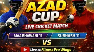 MAA BHAWANI 11 🆚 SUBHASH 11 🏏 MAHAKAAL CRICKET TOURNAMENT – AZAD NAGAR 🏏
