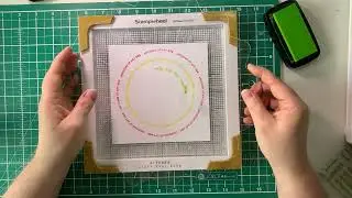 Circular Sentiment stamping with Altenew’s Stamp Wheel