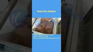 Oats Chocolate Bar Machine Granola Cereal Bar Production Line #machine #equipment #productionline