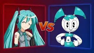 MUGEN Battle - Hatsune Miku vs Jenny XJ-9