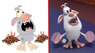 Booba Cinema Hall Drawing Meme | Lunch with Booba Bubble Gum Compilation | part 2