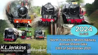 North Yorkshire Moors Railway: Annual Steam Gala: 24th of September 2021 (2024 Re-Edit)