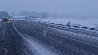 Tasmania's Hobart sees snowstorms right before summer