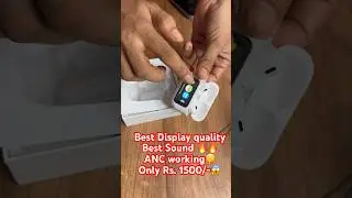 Best display and sound quality anc working buds rs 1500🔥🤫✅ #trendyourstyle #airpods #displaybuds