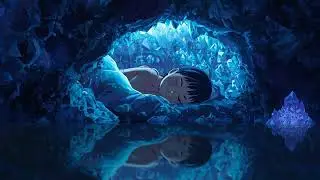 3 Hours of Deep Crystal Cave 💎 Abyssal Blue Sleep Ambience [432Hz / No Drums / Muffled]