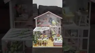 DIY 5 Miniature Dollhouse Sweet Time M2001 #CompleteBuild #NightMode