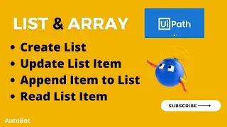 List and Array in UiPath | List activities in UiPath
