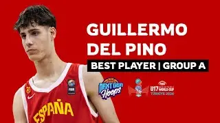 Guellermo Del Pino (ESP) - Best Player in Group B I FIBA U17 Basketball World Cup 2024