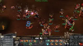 Battle Realms WotW: Skirmish - Wolf vs 4 Players Team (Kill the Keep, 8 - Return to the Inferno)