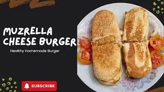 Muzrella Cheez Burger Recipe || crispy And Spicy Burger || Homemade Crunchy Burger . 