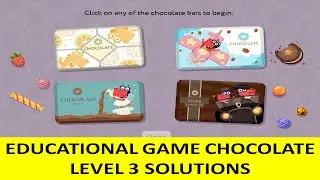 Bricsmath Chocolates Level 3 Solutions ( Dragonlearn Educational Games Solution)