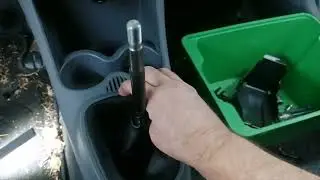 Citroen C1 How to Remove Shift Leather Cover Gear Gaiter