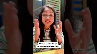 Can you take PLAB without FMGE?