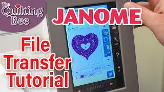Учебное пособие по переносу файлов для вышивания Janome с помощью Grace