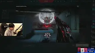 TENZ's Reaction to Valorant's new skin Ayakashi's blood moon effect!