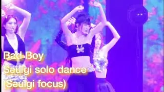 《Bad Boy》20240804 Day3 Red Velvet FANCON TOUR HAPPINESS : My Dear, ReVe1uv in SEOUL[Seulgi focus]