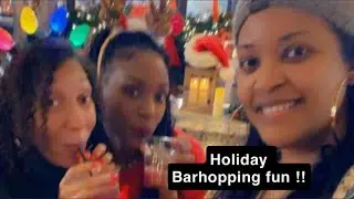 Holiday Barhopping 🎄🍸 + Surprise Date Night ?! 😱 | Vlogmas GRWM
