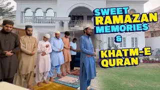 Completing the Holy Quran in Taraweeh 📖🌙 | Sweet Ramazan Memories & Reflections #AshrafSoomro