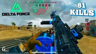 &ldquo;Delta Force Mobile AKM Gameplay &ndash; 81 Kill Record Match!🔥||#deltaforcemobile #glitchgame 