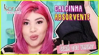👙 Ser&aacute; que vaza? CALCINHA ABSORVENTE - KORUI