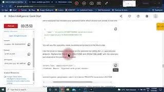 Video intelligence:Qwik start
