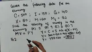 Velocity of money calculation