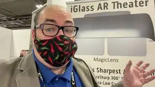 CES2022: Изображение в Iglass AR Theater просто потрясающее!
