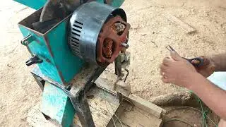COMO DESMONTAR UMA FORRAGEIRA, E O MOTOR / MOTOR ACOPLADO.