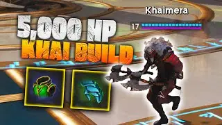 He's One BEEFY Boy! 5,000 HP Khaimera Tank Build! (Predecessor Jungler Gameplay)
