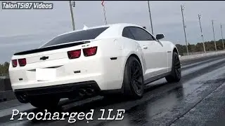 700hp Procharged 1LE Camaro Runs 10.5@137mph 6-speed