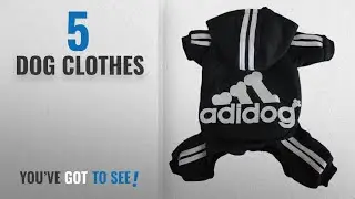 Top 5 Dog Clothes [2018 Best Sellers]: Scheppend Adidog Pet Clothes for Dog Cat Puppy Hoodies Coat
