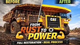 FULL RESTORATION CAT 797F Dump Truck Mine &ndash; From Rusty to Like New Again