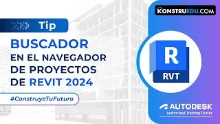 Buscador en el navegador de proyectos en Revit 2024