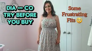 Dia & Co Plus Size Try Before You Buy Haul Review & Try On / Over 50 Fashion / July Summer 2022