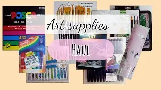 Art Supplies Haul | 5 Minute Creation with Cassy