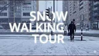 Heavy Snow in Rotterdam | Peaceful Winter City Walk 4K
