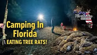 CAMPING, HUNTING & EATING TREE RATS in FLORIDA! RETAY GORDION 20 GAUGE! HUNT & COOK!