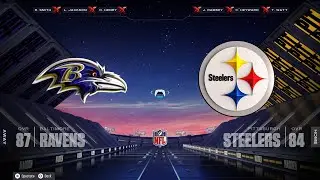 WK 18 I Baltimore Ravens (14-2) vs. Pittsburgh Steelers (8-8) I Full Game