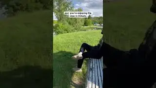 POV: you&rsquo;re enjoying the view in Ontario 😂