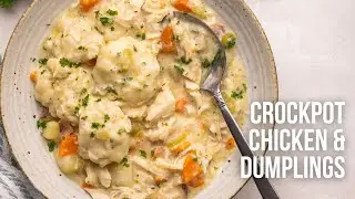 Crockpot Chicken and Dumplings l The Recipe Rebel