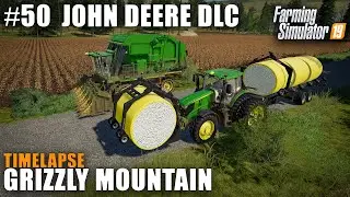 Grizzly Mountain Timelapse #50 John Deere Cotton DLC Farming Simulator 19
