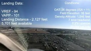 Citation Sovereign | Max Performance Landing