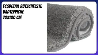 BEWERTUNG (2026): FCSDETAIL Rutschfeste Badteppiche 70X120 cm. Infos