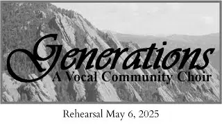 Generations Rehearsal May 6 2025