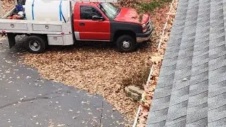 Gutter Cleaning with Ego 765 
