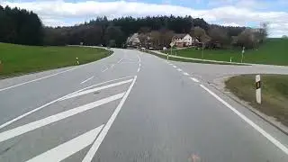 Driving in Deutschland, B299 Unterneuhausen - Elsendorf