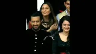 @atifaslam with his wife Sarah Bharwana❤ #atifaslam #love #song #status #viral #story #share