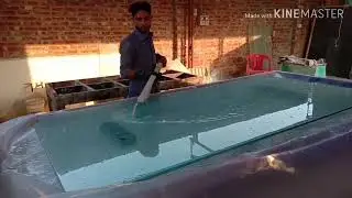 How to Glass Acid milky glass designing working