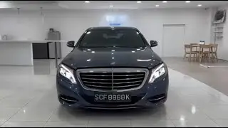 Mercedes Benz S400L R19 LED 2016 Blue Rear Entertainment - SCF8888K